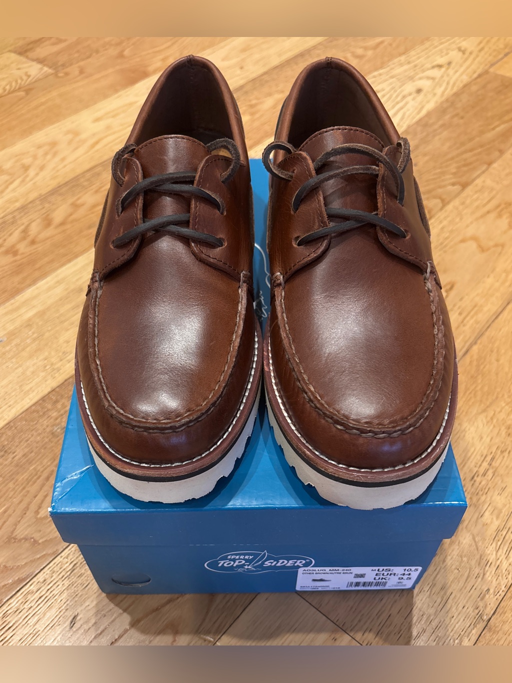 Brand New -Sperry's Authentic Original 3-Eye Lug Boat Shoe Men’s Shoes Sz 10.5